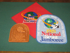 1989 NJ Neckerchief, Leather and Jacket Patches-the carolina trader