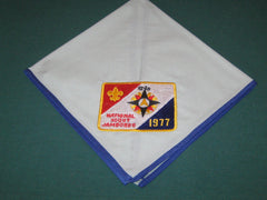 1977 National Jamboree Embroidered Neckerchef fake-the carolina trader