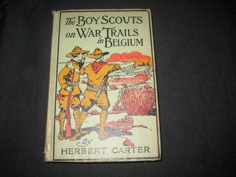 The Boy Scouts on War Trails in Belgium, by Herbert Carter