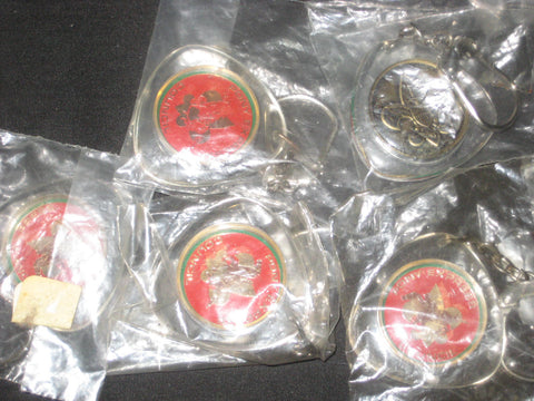 Pony Express Council Plastic Keychains lot of 5