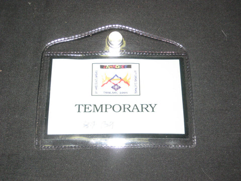 2003 World Jamboree Temporary Pass