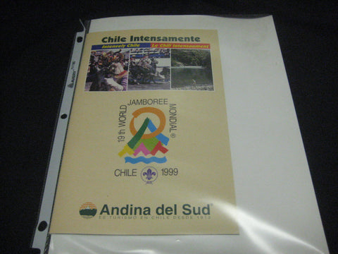 1999 World Jamboree Chile Intensamente Booklet