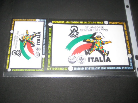 1999 World Jamboree Italian Jamboree Postcard