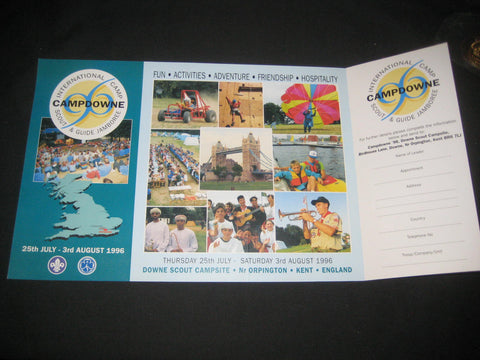 Campdowne, England 1996 Promotion Folder
