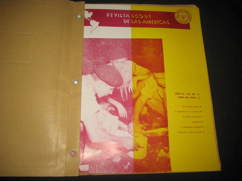 Revista Scout de Las Americas, 4 1959 issues