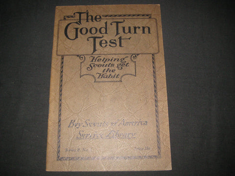 The Good Turn Test BSA Service Library