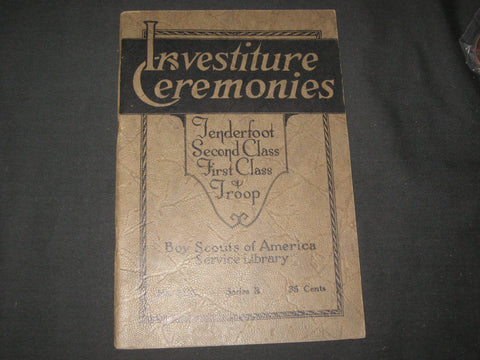 Investiture Ceremonies BSA Service Library
