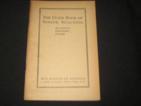 The Guide Book of Senior Scouting, 1938