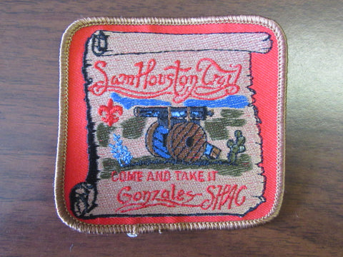 Sam Houston Trail Patch  Gonzales - Shag
