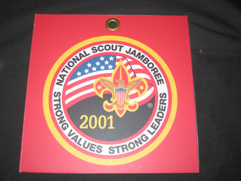 2001 National Jamboree Plastic Patch Plaque