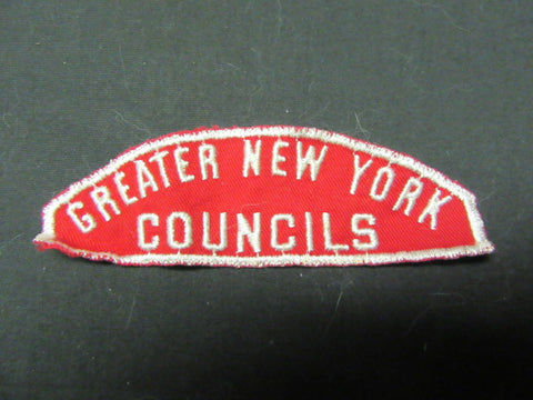 Greater New York Councils Red and White Strip