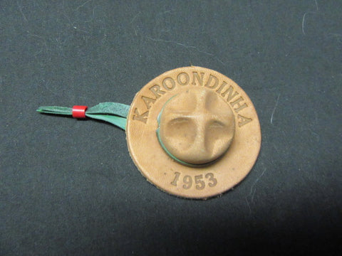 Karoondinha 1953 Campaign Hat Leather Slide
