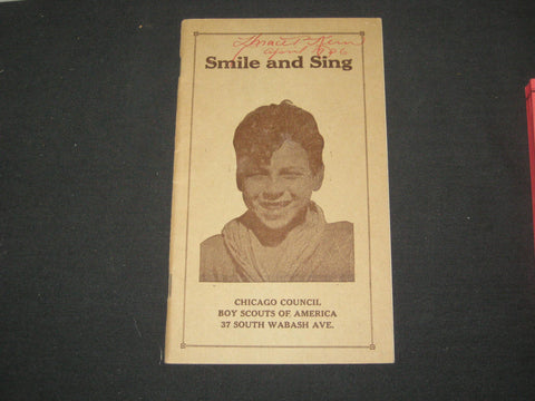 Smile and Sing Chicago Council 1920s songbook