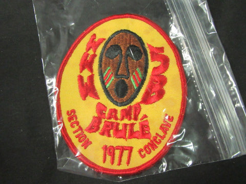 NE-5B 1977 Conclave Pocket Patch, stains