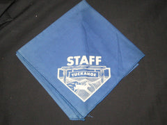 Camp Tuckahoe Staff Blue 1950s Neckerchief