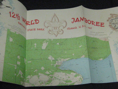 1967 World Jamboree Topgraphical Map
