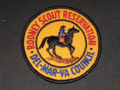 Rodney Scout Reservation Orange Background Pocket Patch