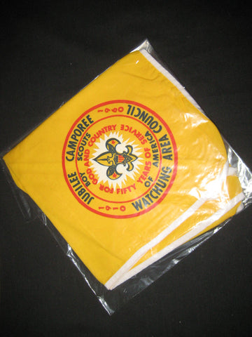 Watchung Area Council 1960 BSA 50th Anniversary Neckerchief