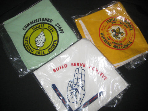 Watchung Area Council 3 Different Activity Neckerchiefs