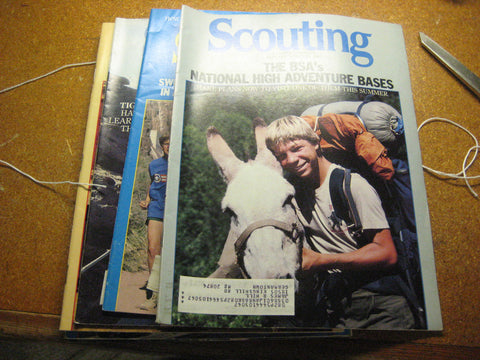 Scouting Magazines, 1986, complete year set