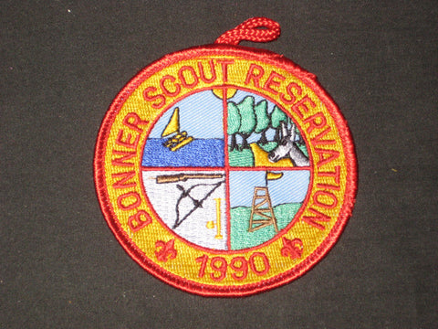 Bonner Scout Reservation 1990 Pocket Patch