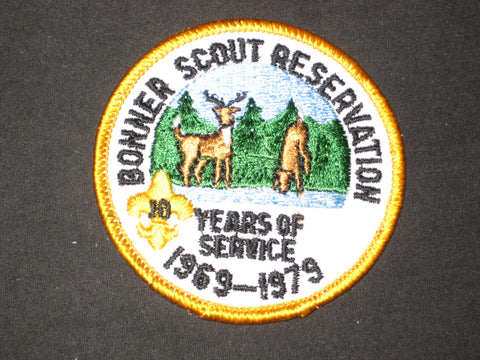 Bonner Scout Reservation  10th Anniversary Pocket Patch