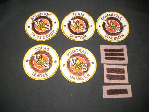 Varsity Scouting BSA Patches, 1980s, Lot of 8