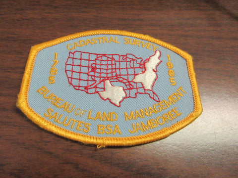 1985 National Jamboree Bureau of Land Management Patch