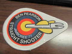 1977 National Jamboree Ben Pearson Straight Shooter Patch