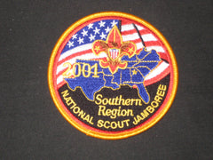 2001 National Jamboree Southern Region Patch