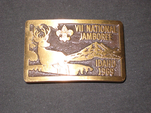 1969 National Jamboree Max Silber Belt Buckle