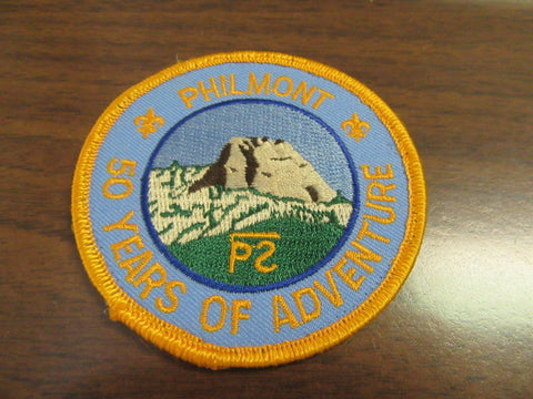 Philmont 50 Years of Adventure Patch 50th Anniversary