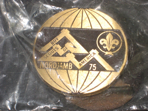 1975 World Jamboree Max Silber Belt Buckle