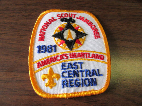 1981 National Jamboree East Central Region Pocket Patch
