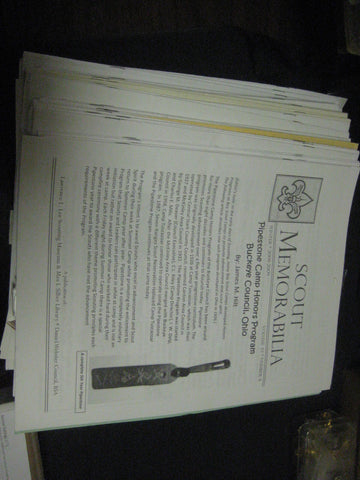 Scout Memorabilia, Lawrence L. Lee Scouting Museum Newsletter 47 ssues from 1998 to 2009