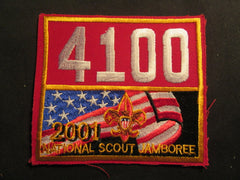 2001 National Jamboree Troop 4100 Numeral