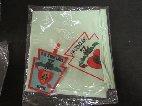 NE-5B 1975 Conclave Pocket Patch and Neckerchief