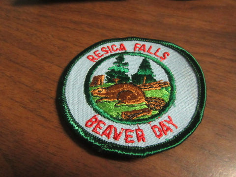 Resica Falls Beaver Day Valley Forge Council Pocket Patch