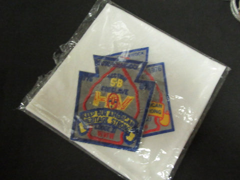 NE-5B 1976 Conclave Neckerchief and Pocket Patch