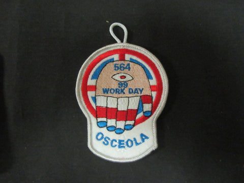 Osceola 564 1999 Workday Felt Patch, eX1996-6
