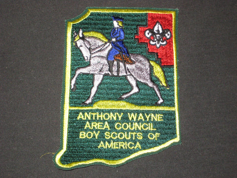 Anthony Wayne Area Council Indiana Shaped Patch