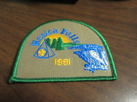 Resica Falls 1991 Valley Forge Council Pocket Patch