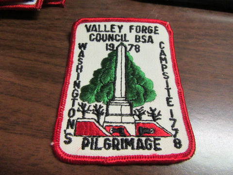 Valley Forge Pilgrimage 1978 Pocket Patch