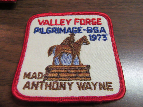 Valley Forge Pilgrimage 1973 Pocket Patch