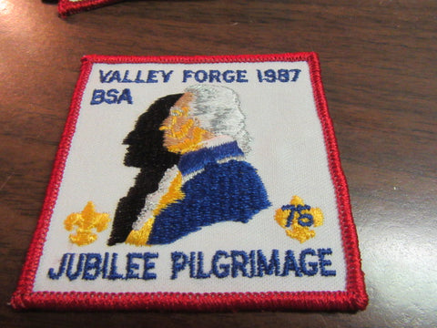 Valley Forge Pilgrimage 1987 Pocket Patch