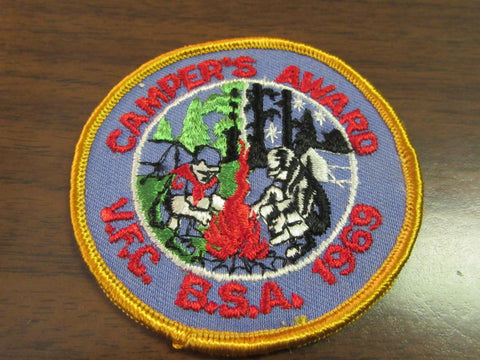 Valley Forge Council Camper's Award 1969 Pocket Patch