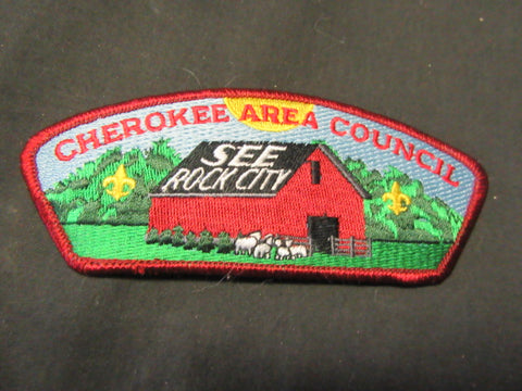 Cherokee Area Council s123 See Rock City Barn CSP