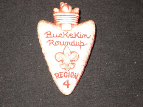 Region 4 Buckskin Roundup Ceramic Arrowhead Slide