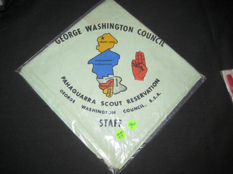 Pahaquarra Scout Reservation Green Staff Neckerchief