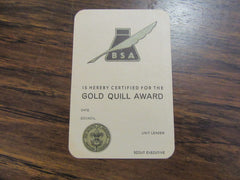 Gold Quill Award - the carolina trader